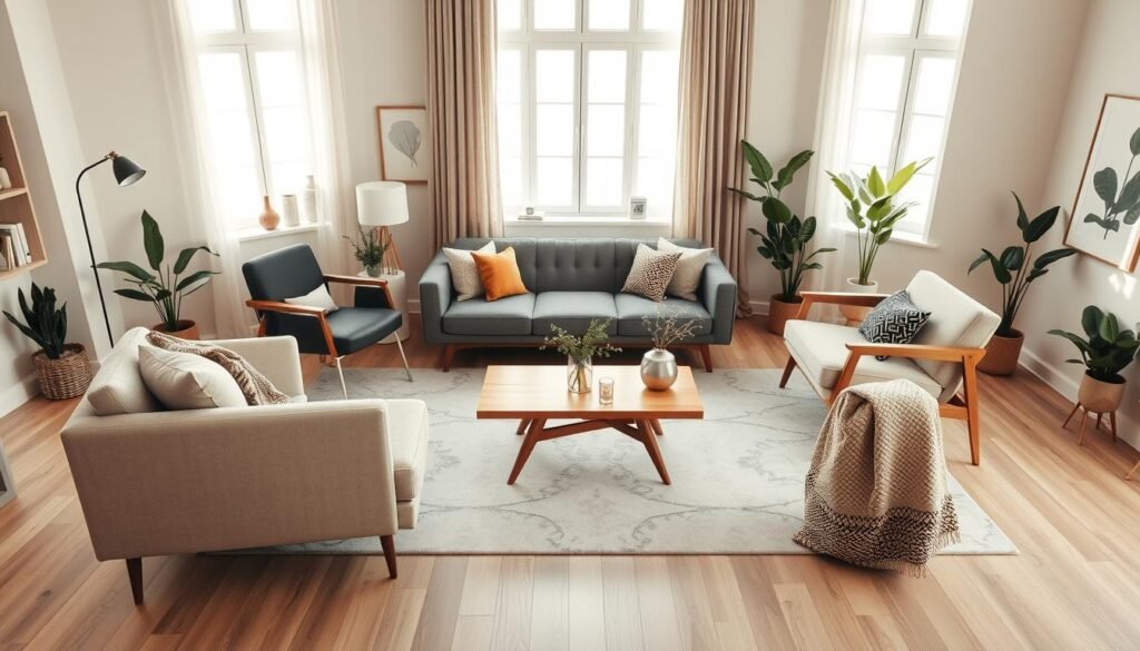 balanced furniture layout