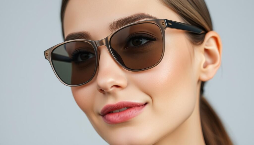 optimal sunglasses fit with eyebrow coverage