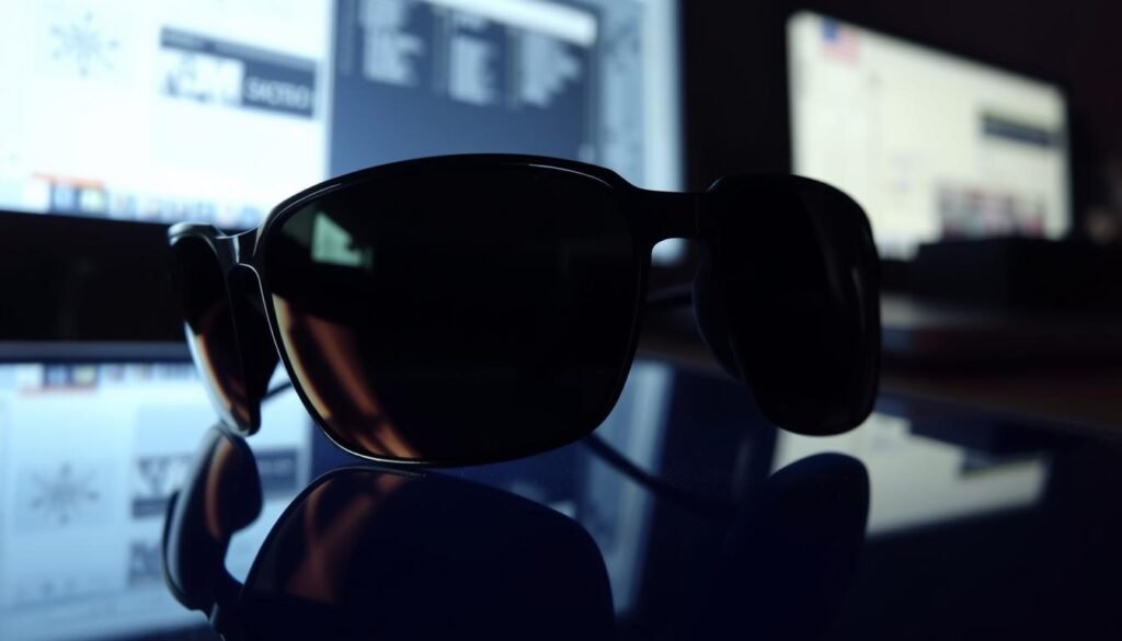 polarized lenses and LCD screens