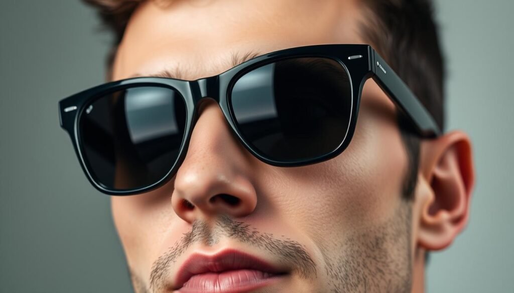 sunglasses cover eyebrows
